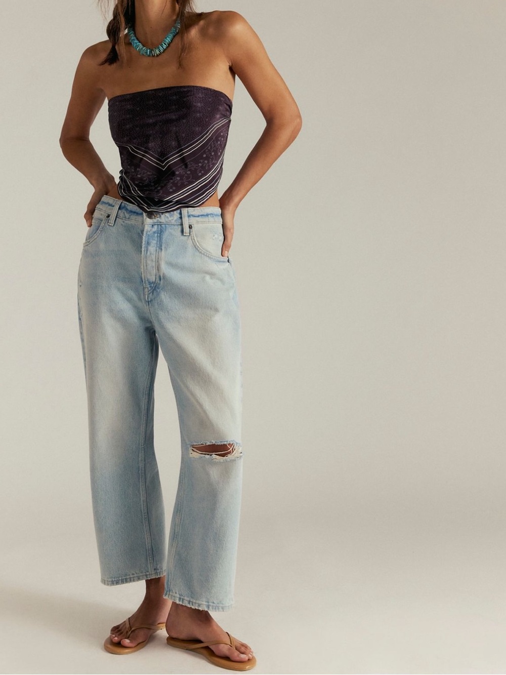 We the Free Deep Trance Dropped Boyfriend Jeans